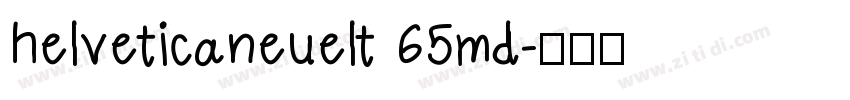 helveticaneuelt 65md字体转换